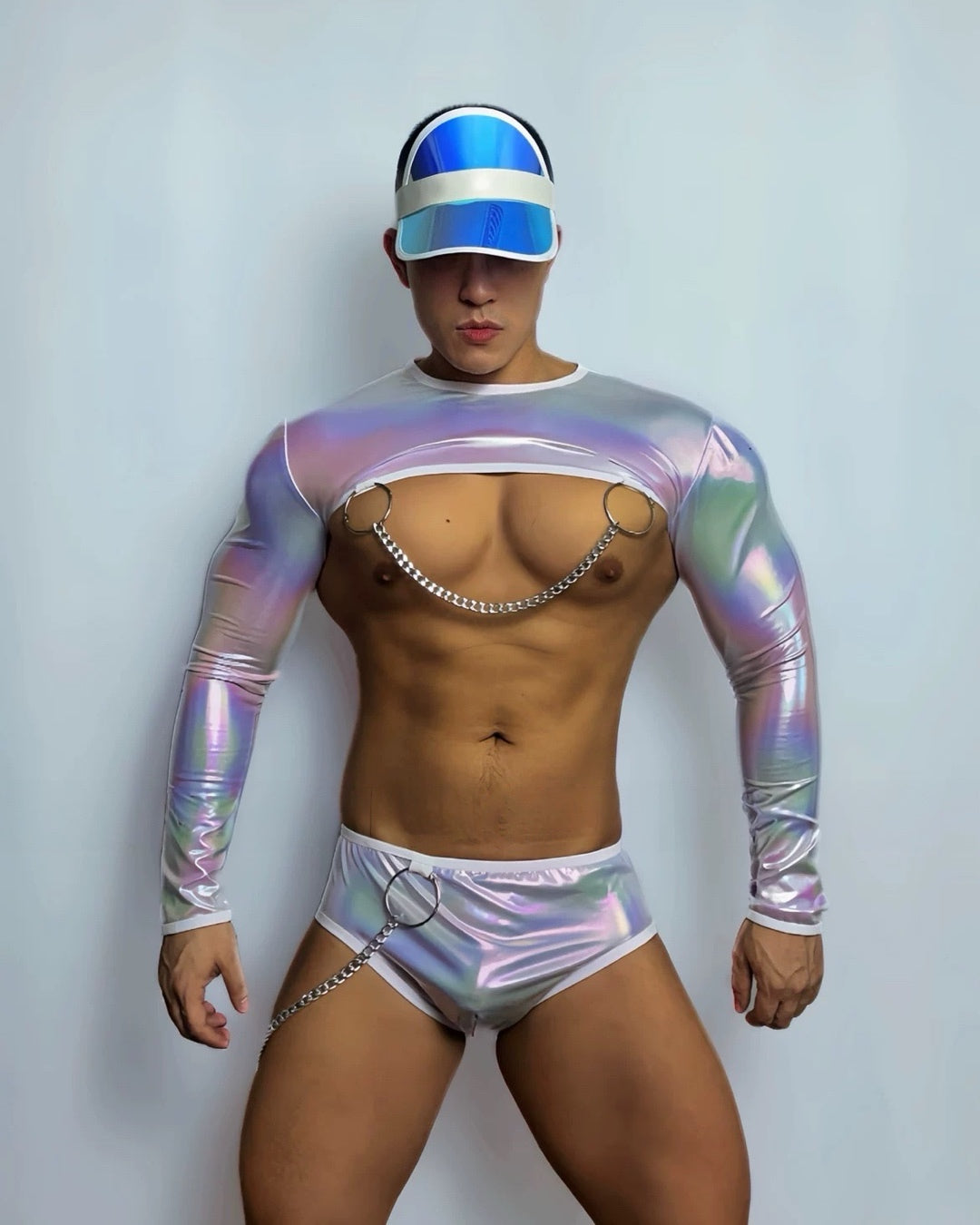 Gogo Men Chained Jazz Costume