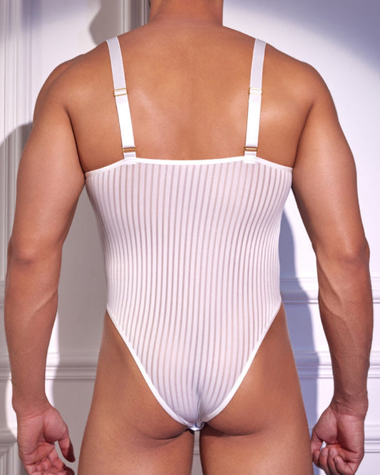 Teasewear Velox O-Ring Striped Sculpt Bodysuit