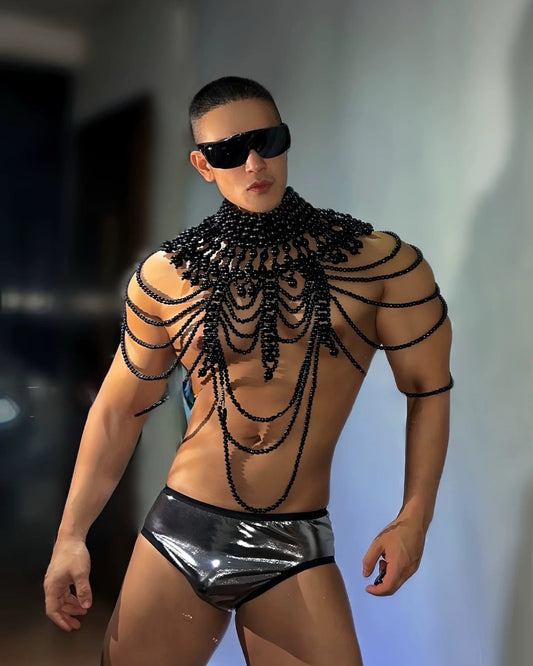 Gogo Men Pearl Costume