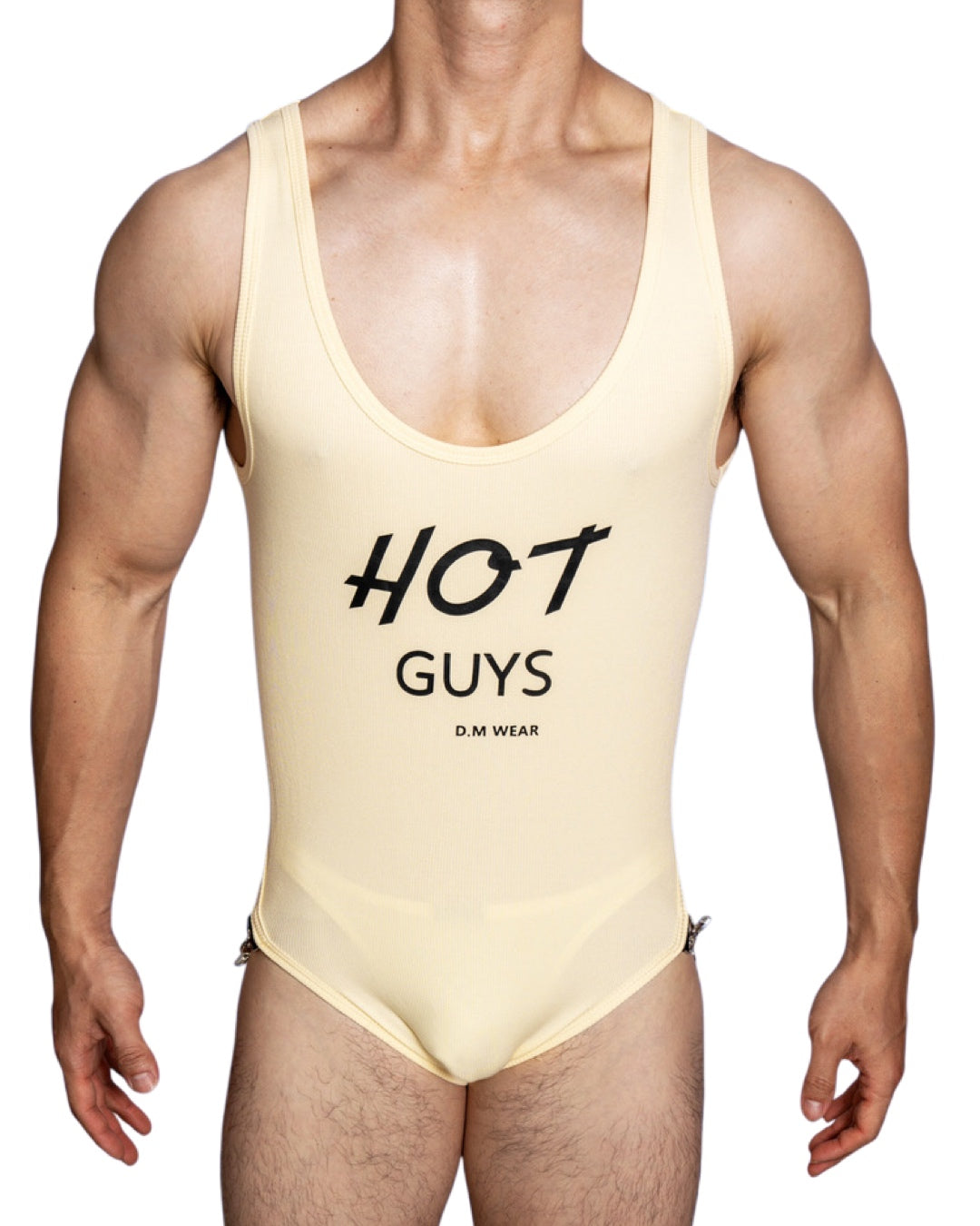 DM Hot Guys Strapped Bodysuit