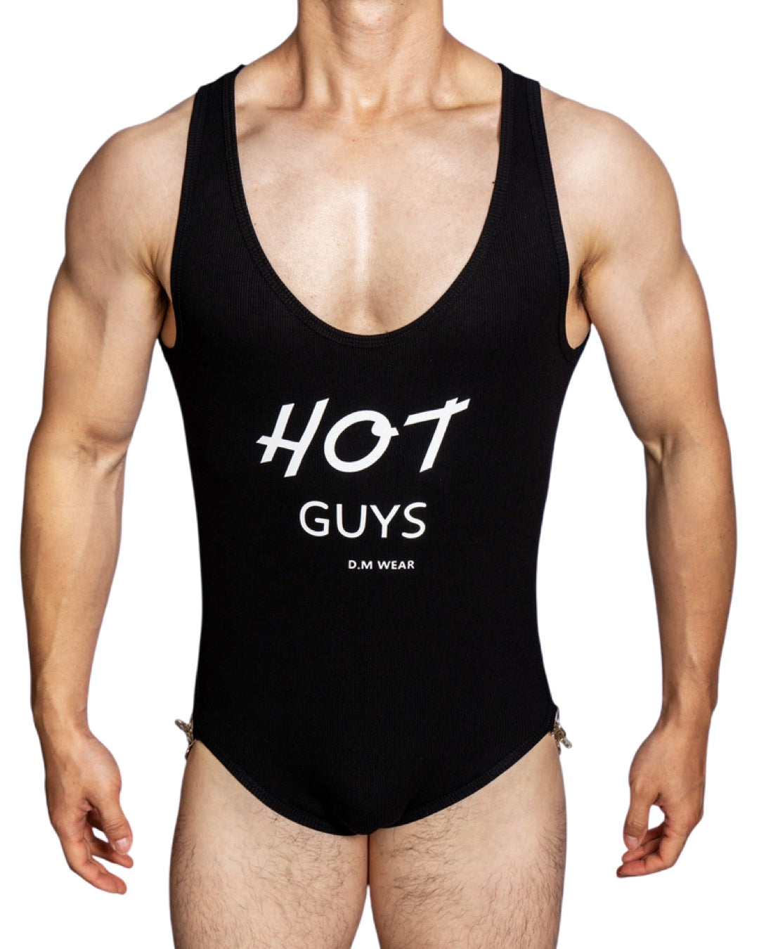 DM Hot Guys Strapped Bodysuit