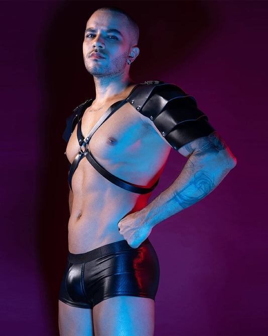 Uniform Tempting Armor Warrior Leather Harness & Boxer Pack