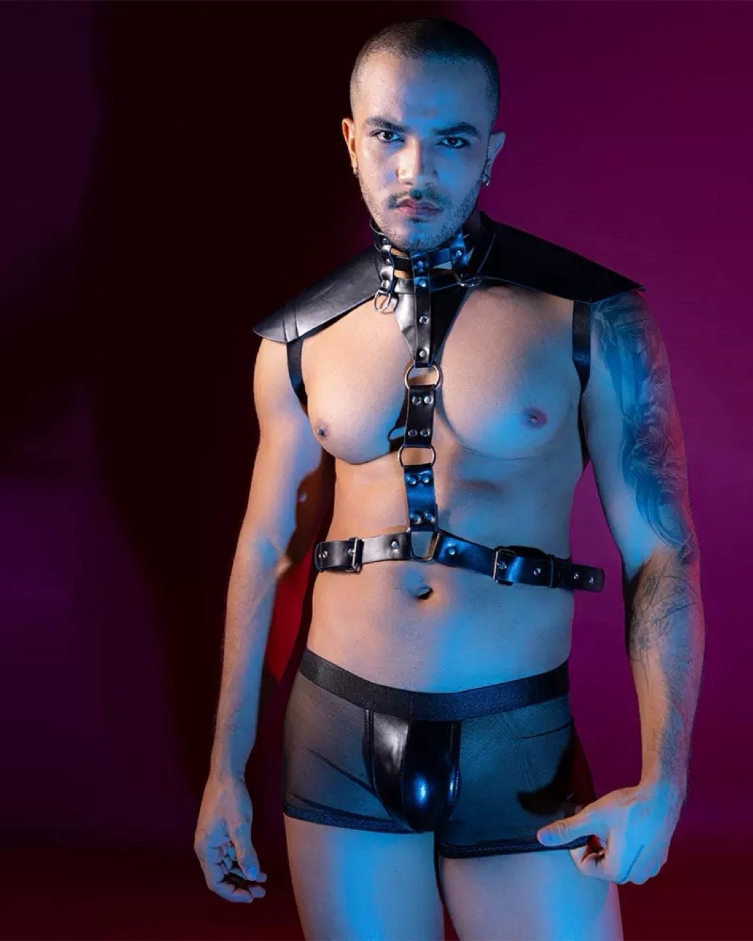 Uniform Tempting Apollo Shoulder Harness & Boxer
