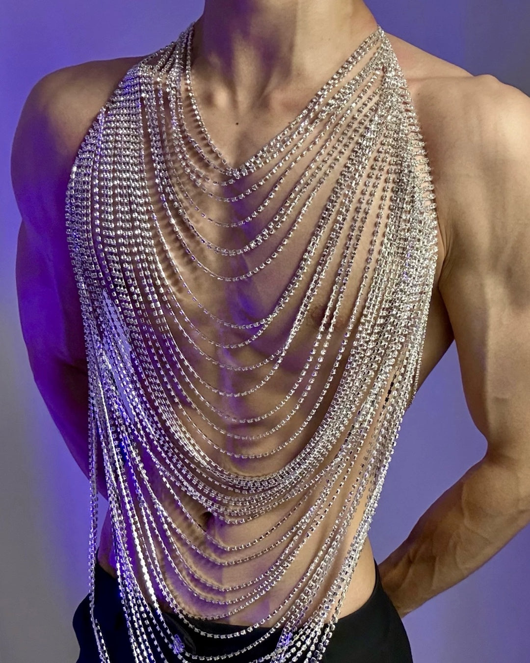 Monarch Rhinestone Body Jewelry