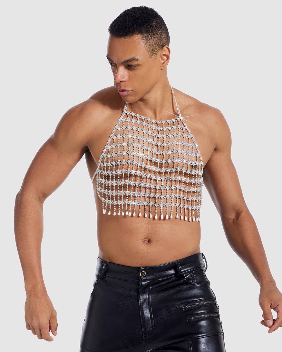 Nero Tassel Rhinestone Body Jewelry