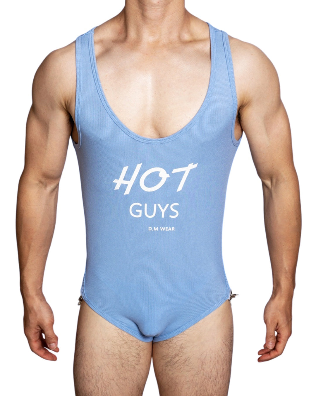 DM Hot Guys Strapped Bodysuit