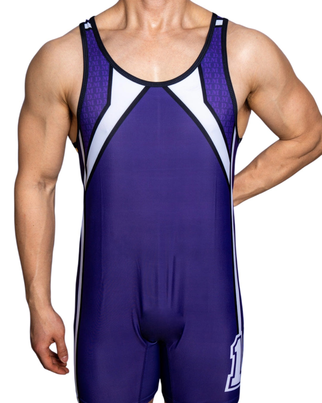 DM Open Butt Wrestling Bodysuit